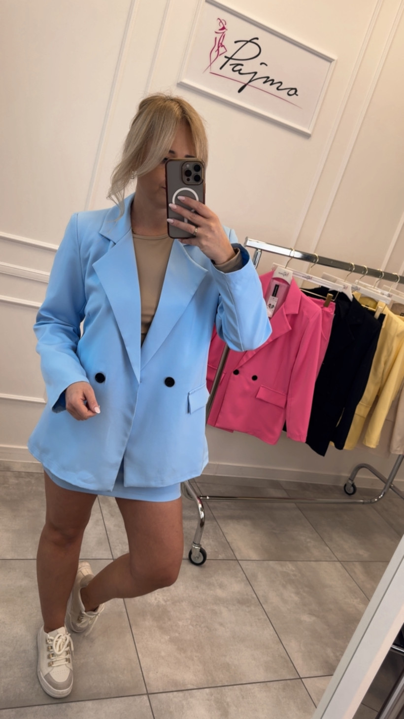 Komplet marynarka ze spódnico spodenkami 14308