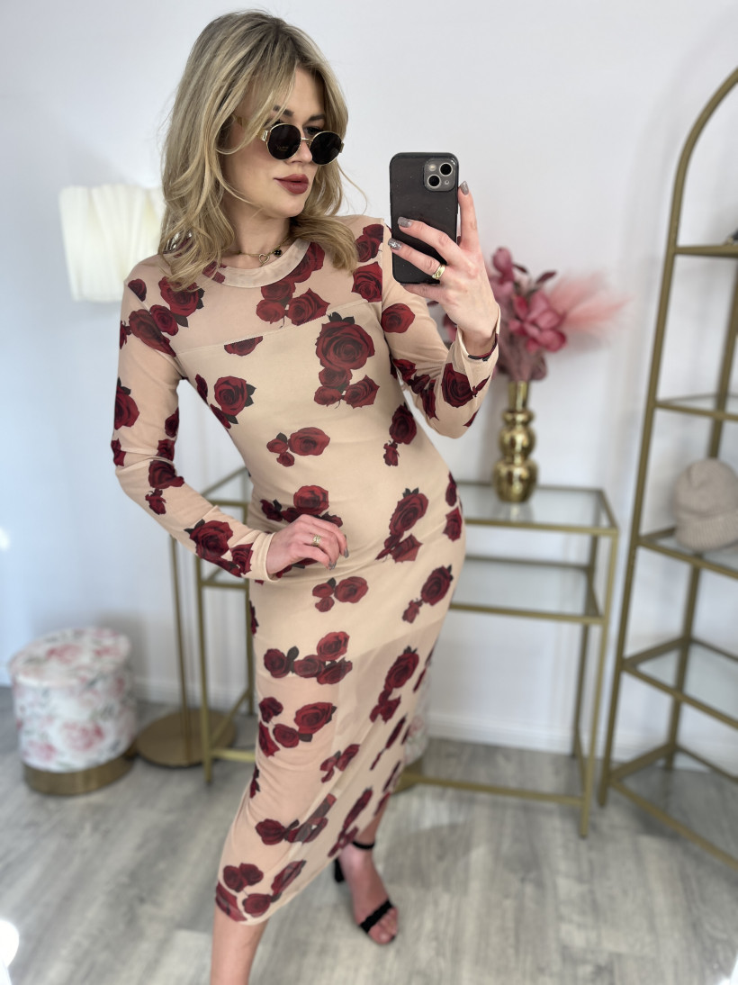 Sukienka ROSE BEIGE