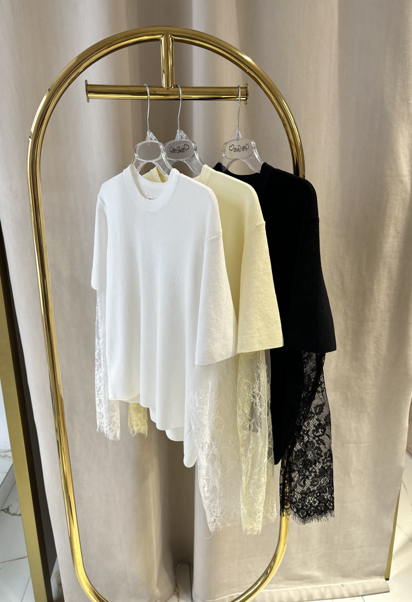 J&H BASIC PRĄŻEK KORONKOWY RĘKAW