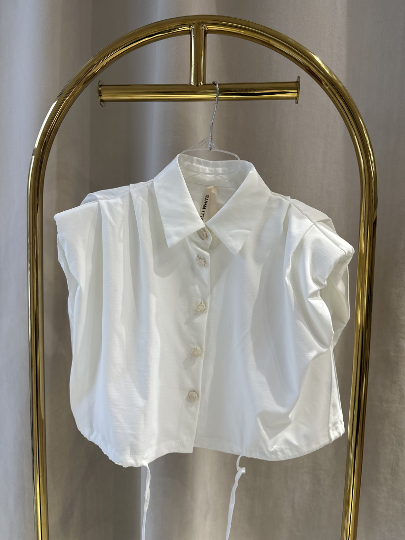 ELLI KOSZULA KRÓTKA ROSE ŚMIETANA