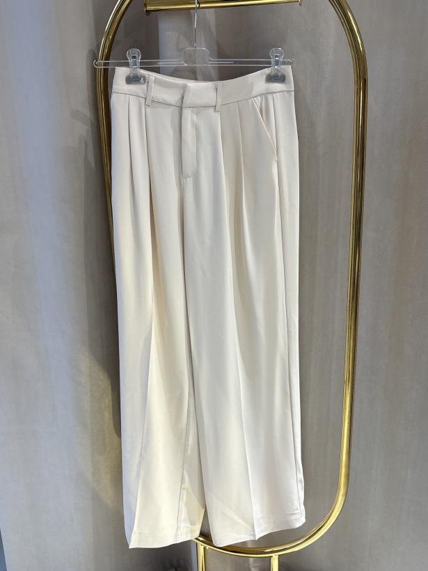 DROLE SPODNIE SZEROKIE ELEGANCKIE BEŻ