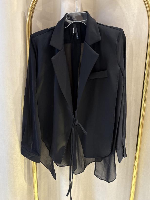 ELLI MARYNARKA TYŁ MGIEŁKA CZARNA