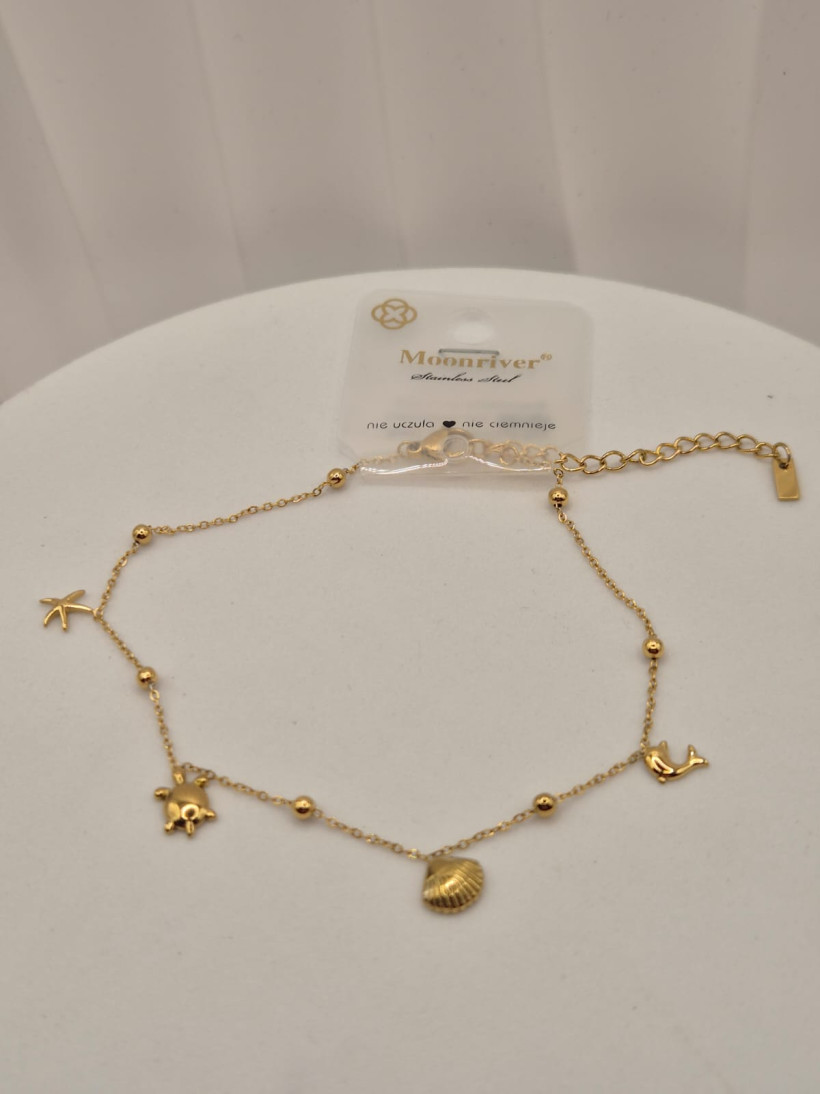 Bransoletka na kostkę MORSKI ŚWIAT