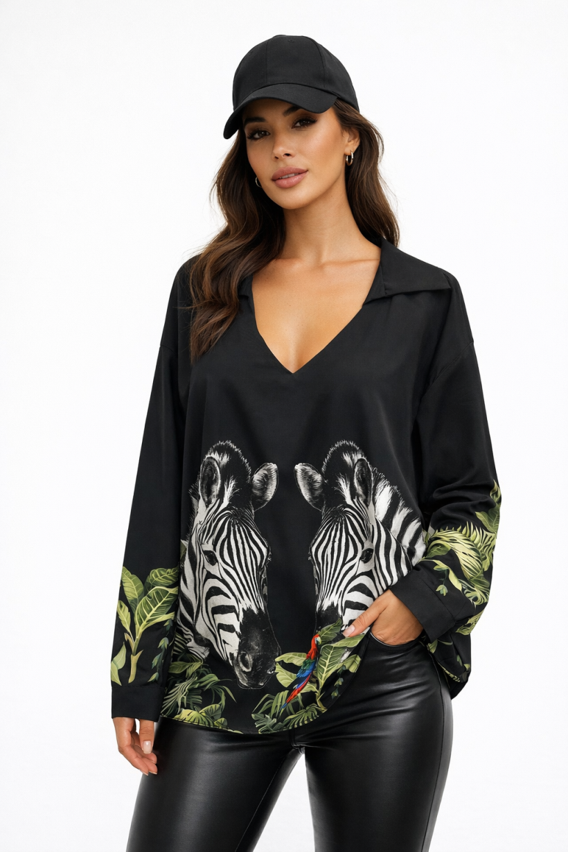 KOSZULA KRÓTKA PRINT