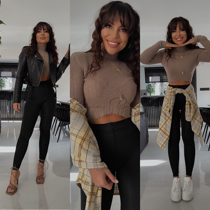 Sweterek Crop Top I8 Fashion