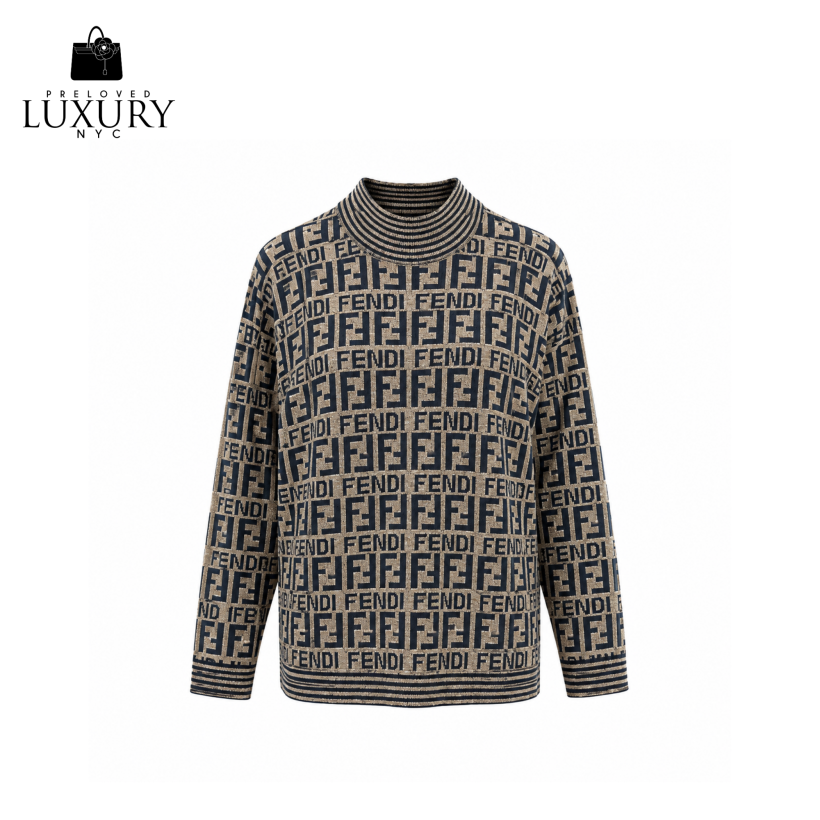 FENDI Zucca Pattern Nick Sweater