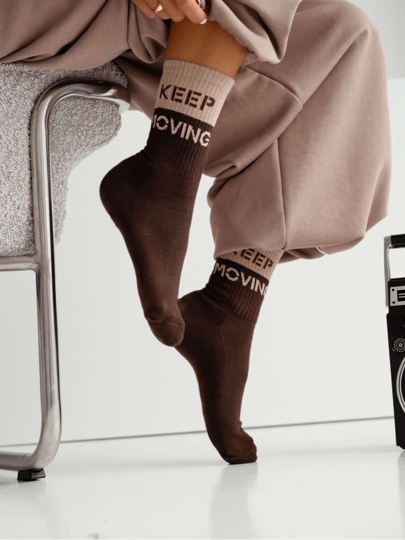 Skarpetki damskie półfrotte UNIQUE KEEP MOVING MILENA