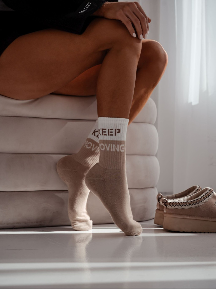 Skarpetki damskie półfrotte UNIQUE KEEP MOVING MILENA