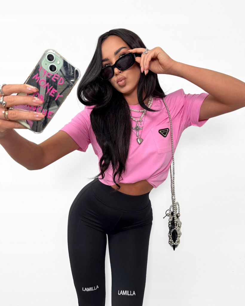 T-shirt La Milla Lily - róż