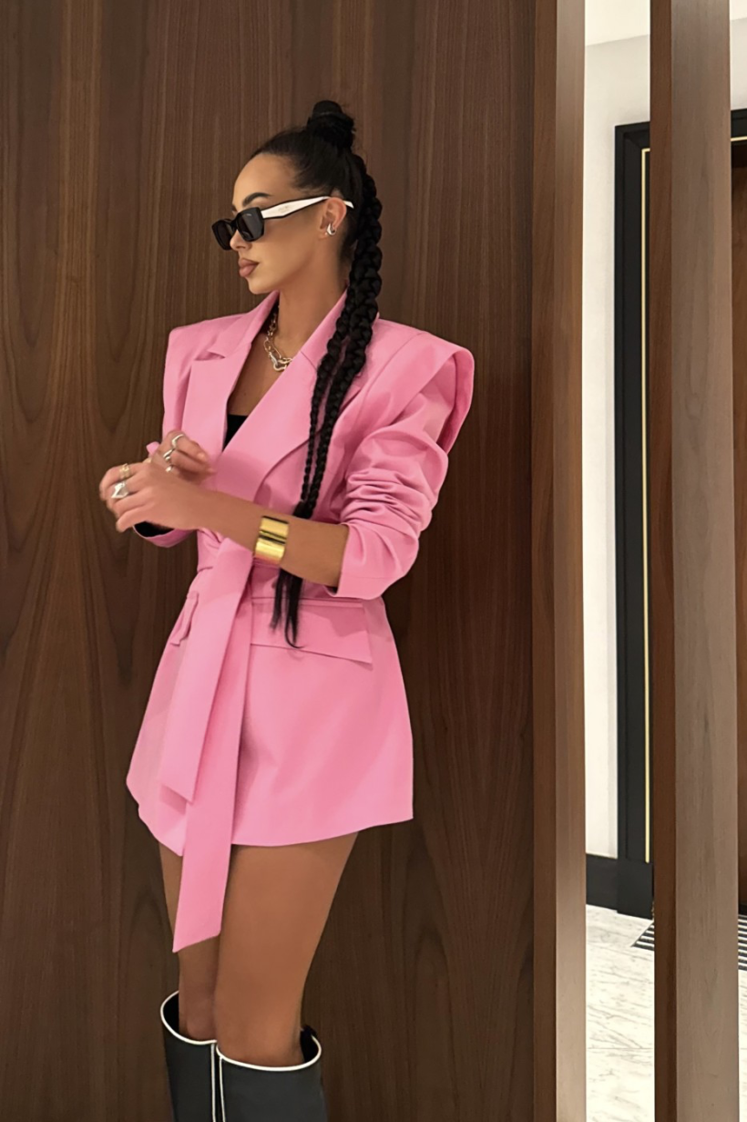 Marynarka La Milla Wigilia - cukierkowy róż 