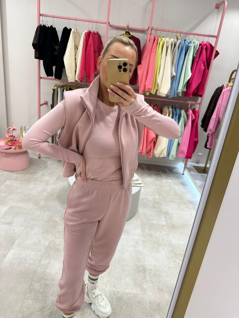 Komplet 3 częściowy By Mia Haven puder róż