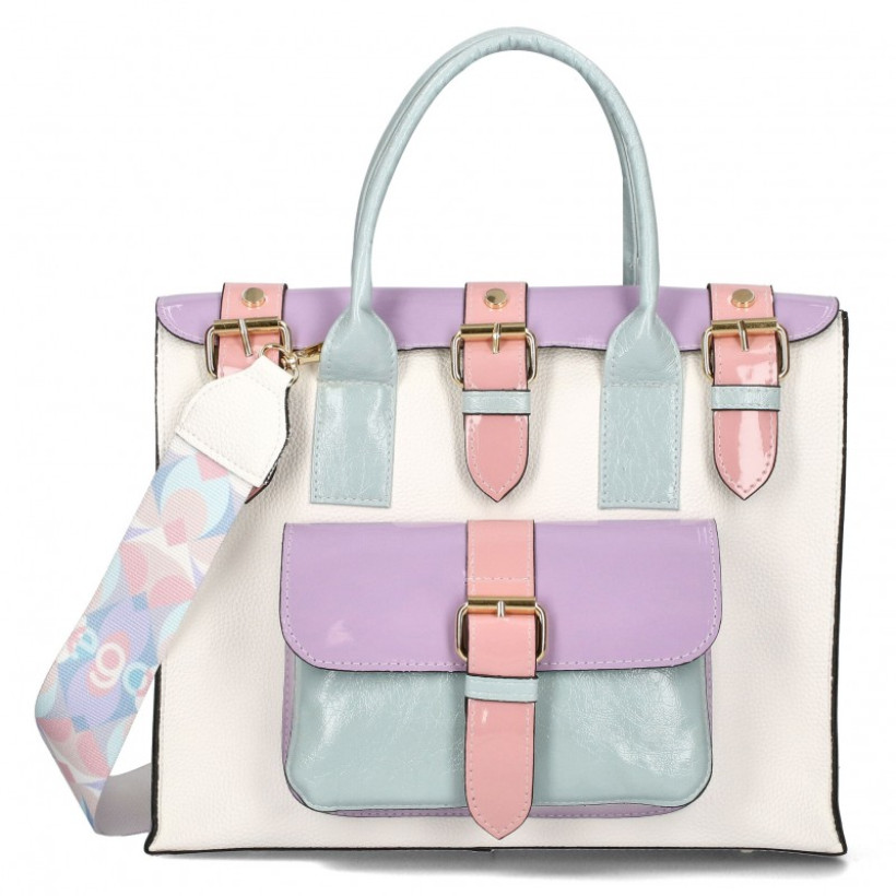 Torebka Ego shopperka 764 z kieszonkami