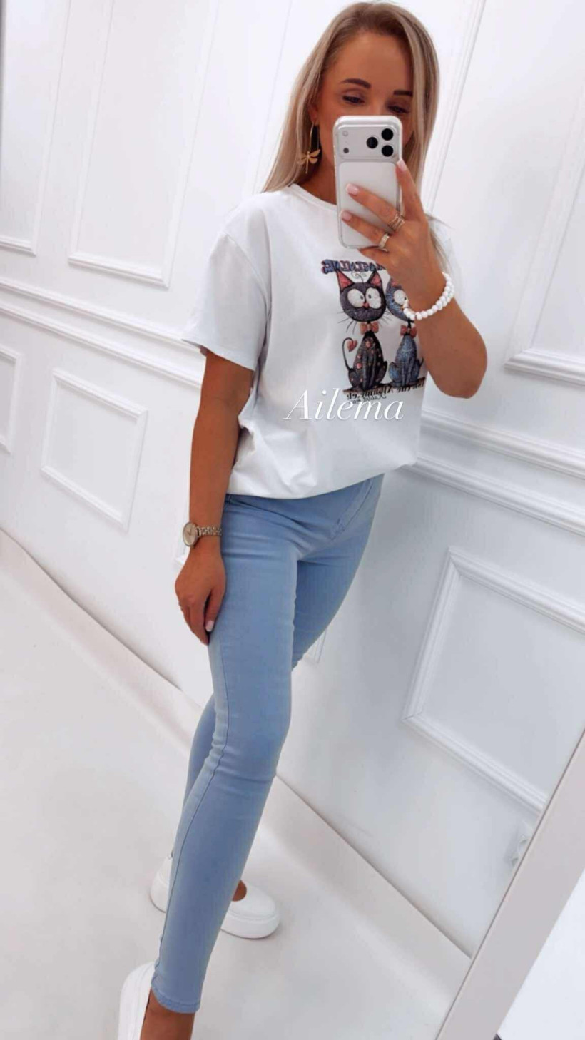 Jeansy Skinny Goodies Q552-8 błękit