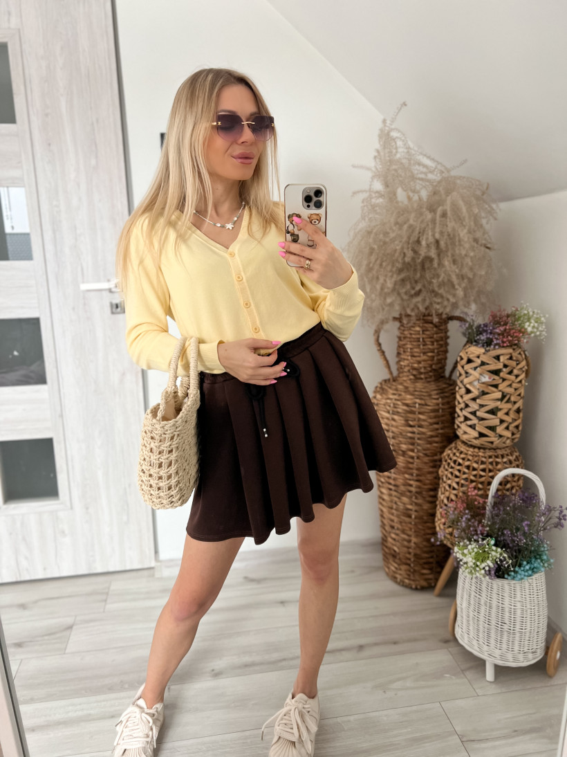 Spódniczko-Spodenki PLISKA Czekolada