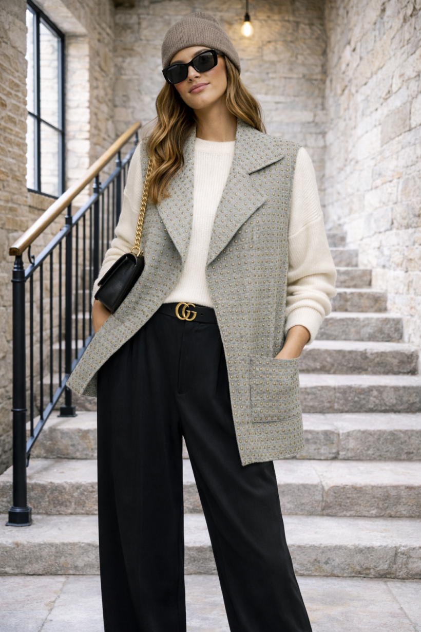 KAMIZELKA ĆWIEKI KIESZENIE