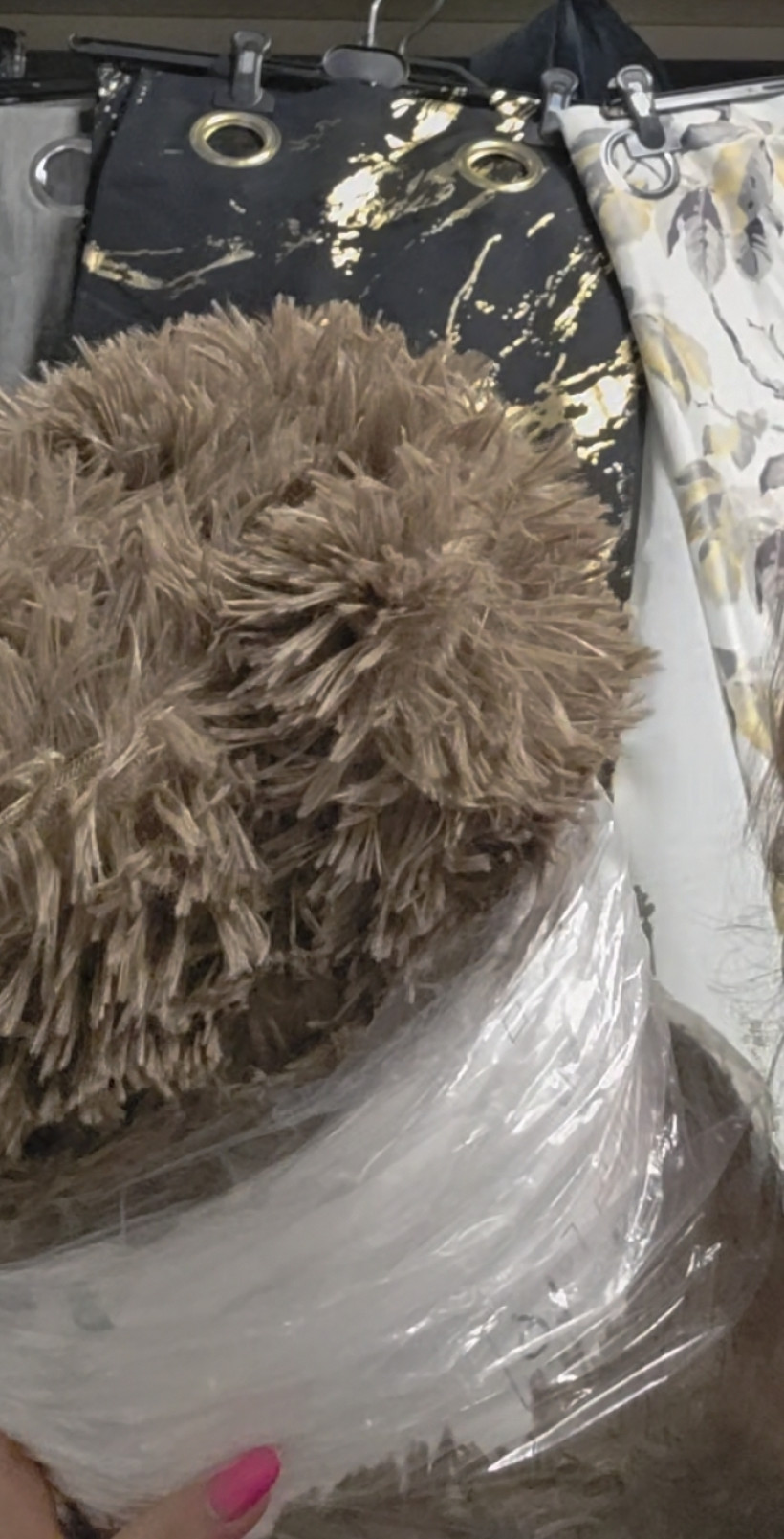 Koc narzuta włochacz brąz 150x200cm 