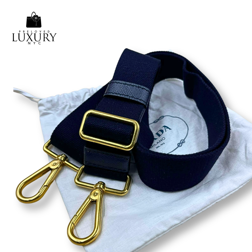 PRADA Shoulder Strap Navy Blue