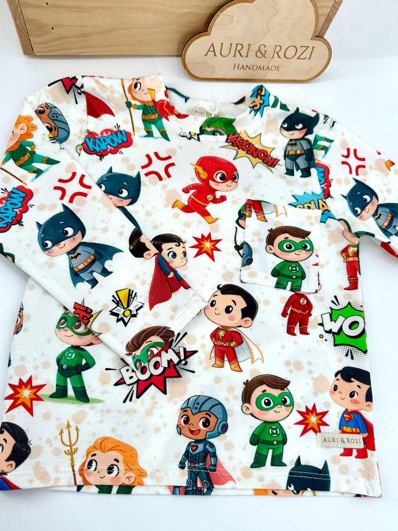 BLUZKA SUPER HERO AURI&ROZI