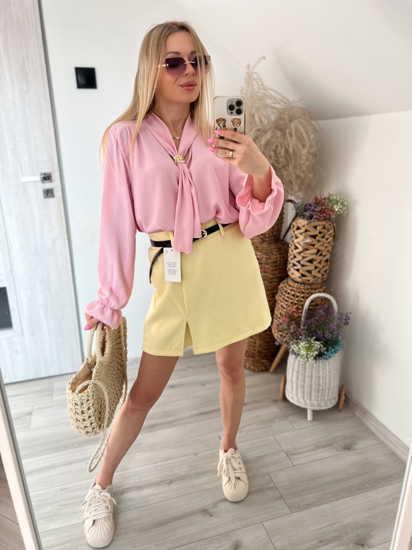 Spódnico-spodenki z paskiem