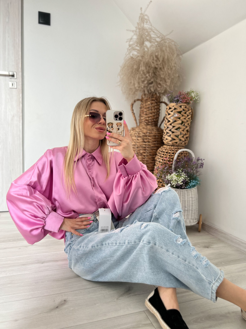 Koszula Satyna-Róż