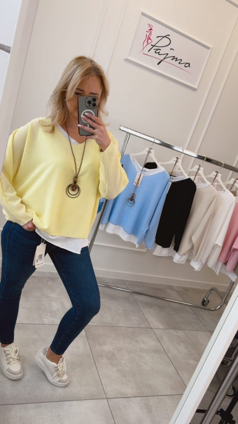 Bluzka i sweterek 2w1 14339