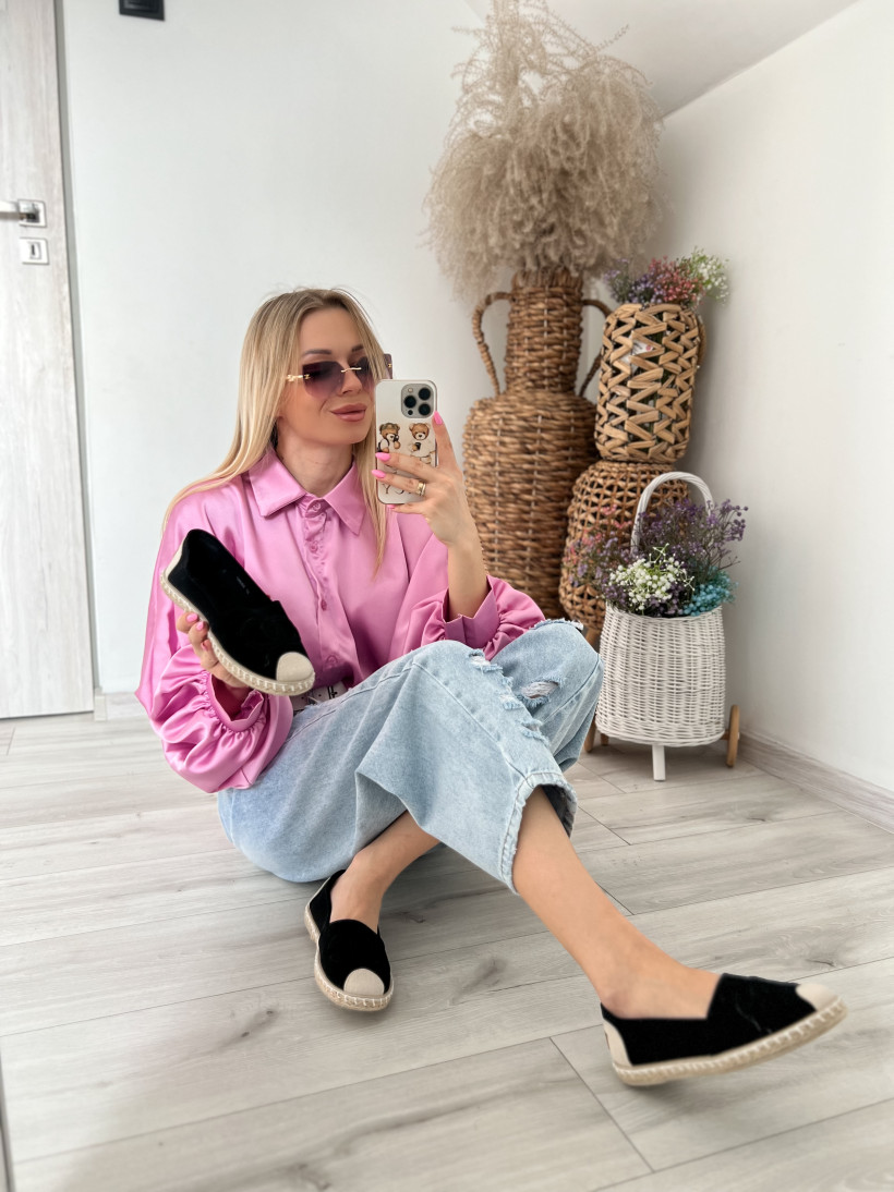 Czarne Espadryle - DD3007-10