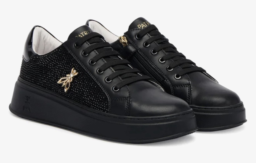 Buty Patrizia Pepe cyrkonie czarne