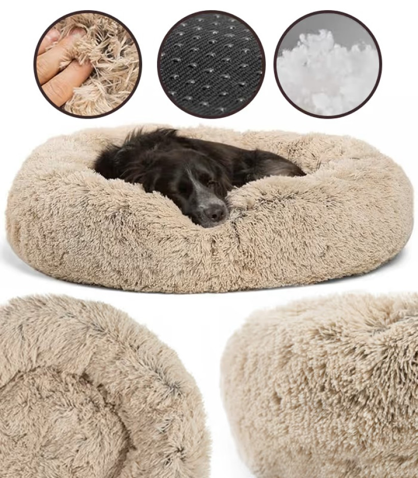 E25 Gn Miękkie Legowisko SZARE 80cm (n)