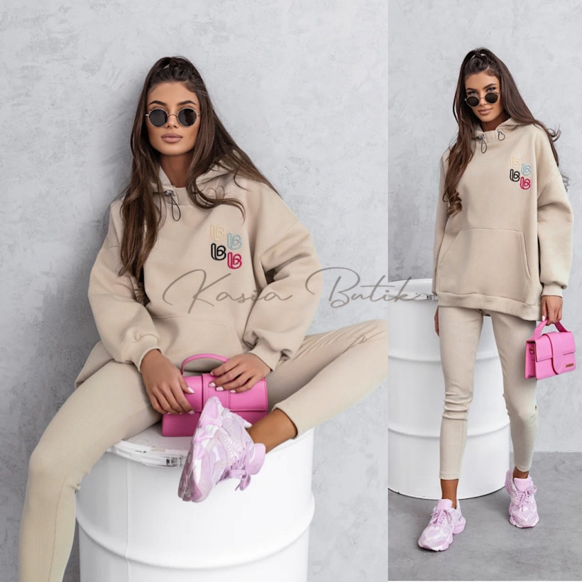 Komplet Bawełniany Rarity Beżowy