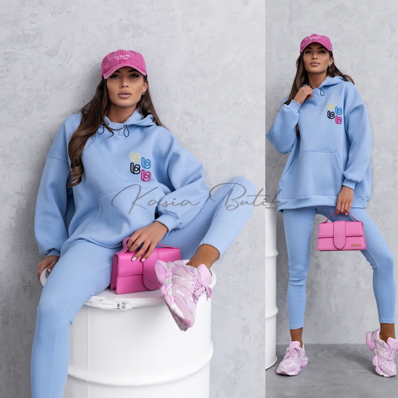 Komplet Bawełniany Rarity Baby Blue