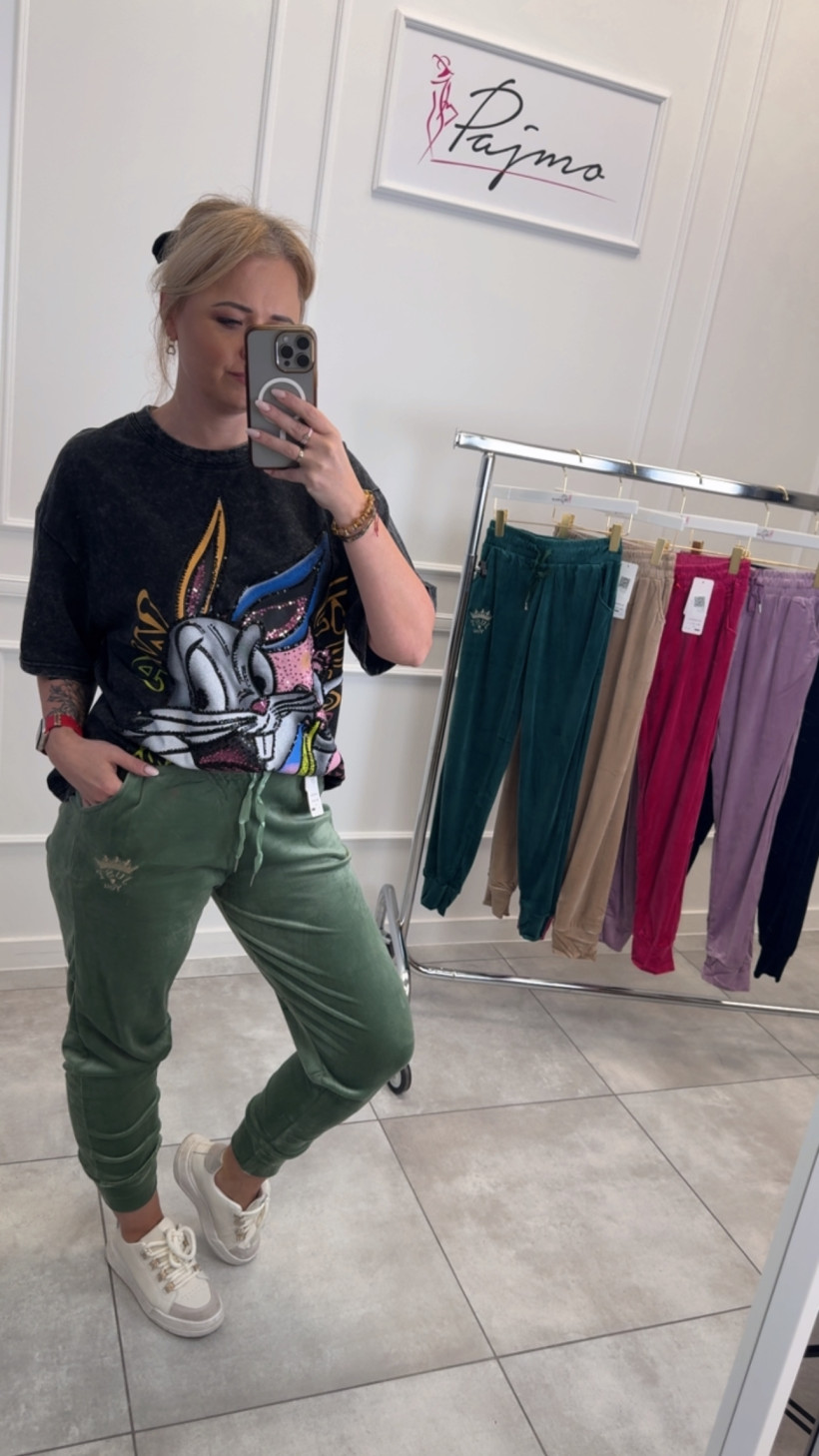 Spodnie welur korona 14331