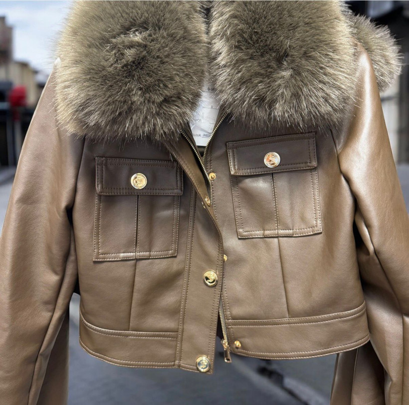 KURTKA RAMONESKA CZEKOLADA NAP