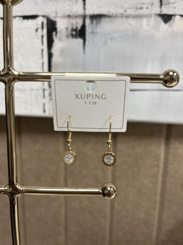 BRYLANCIK - biżuteria stal nierdzewna kolczyki z brylantami 