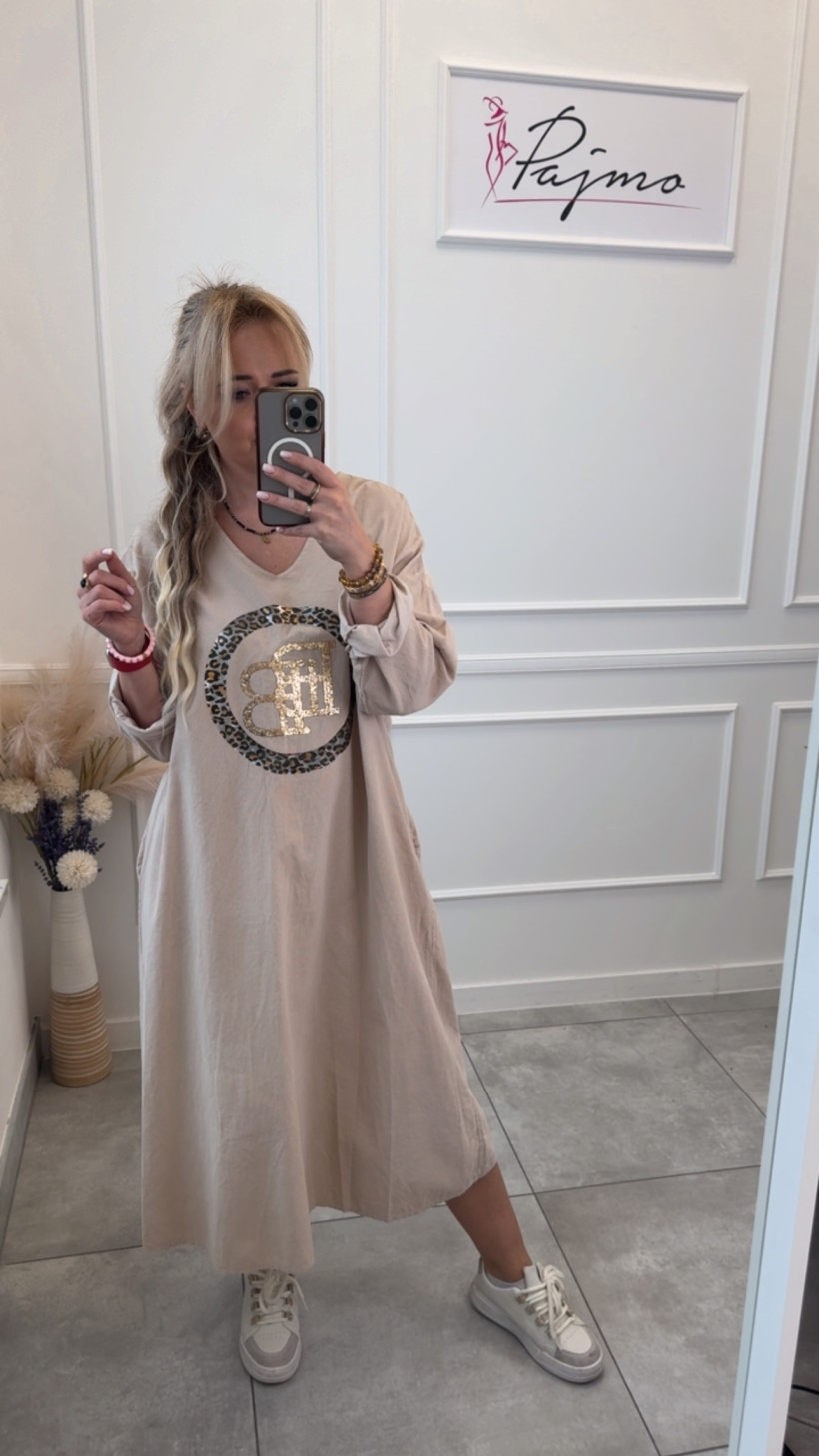 Sukienka sztruksowa 13499