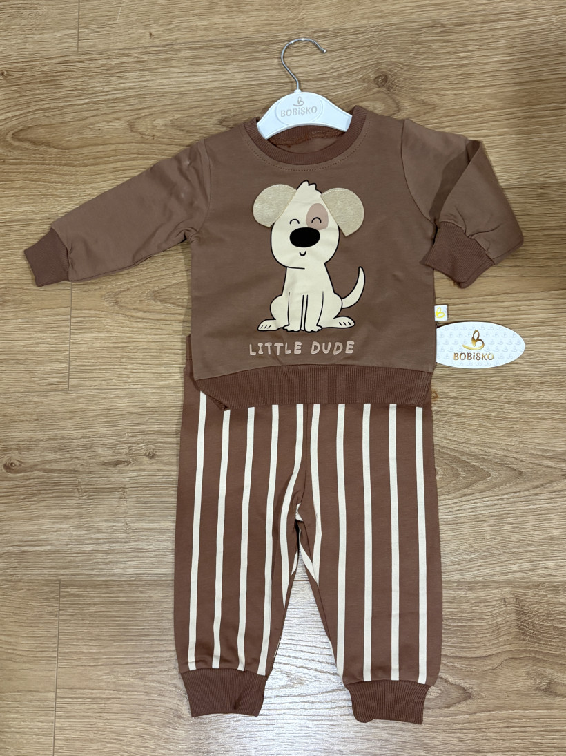 Komplet brązowy piesek 