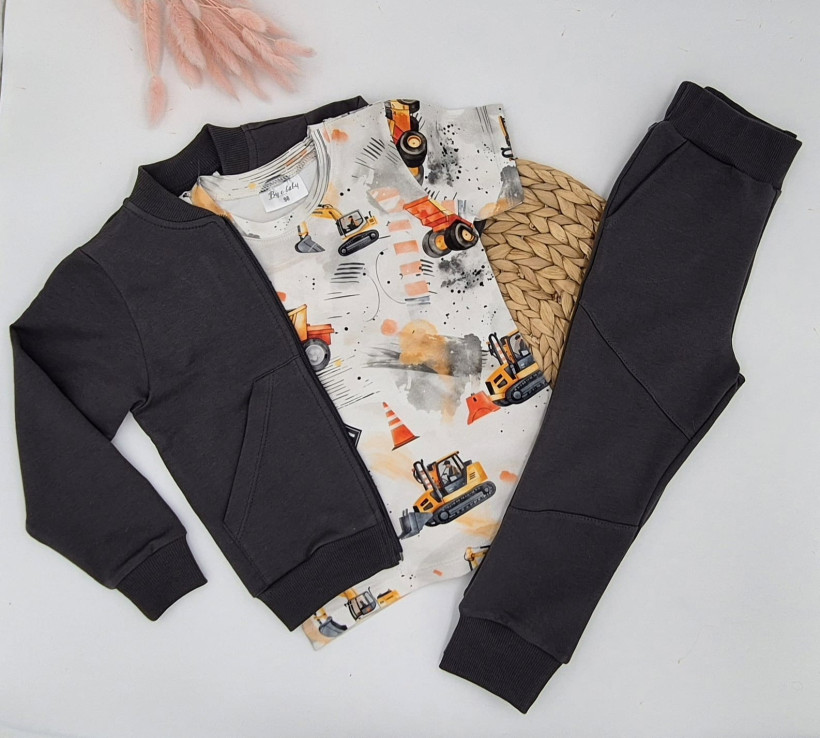 SPODNIE GRAFIT BY O BABY