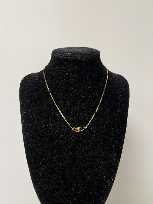 WISIOREK - biżuteria stal nierdzewna naszyjnik z skrzydłem