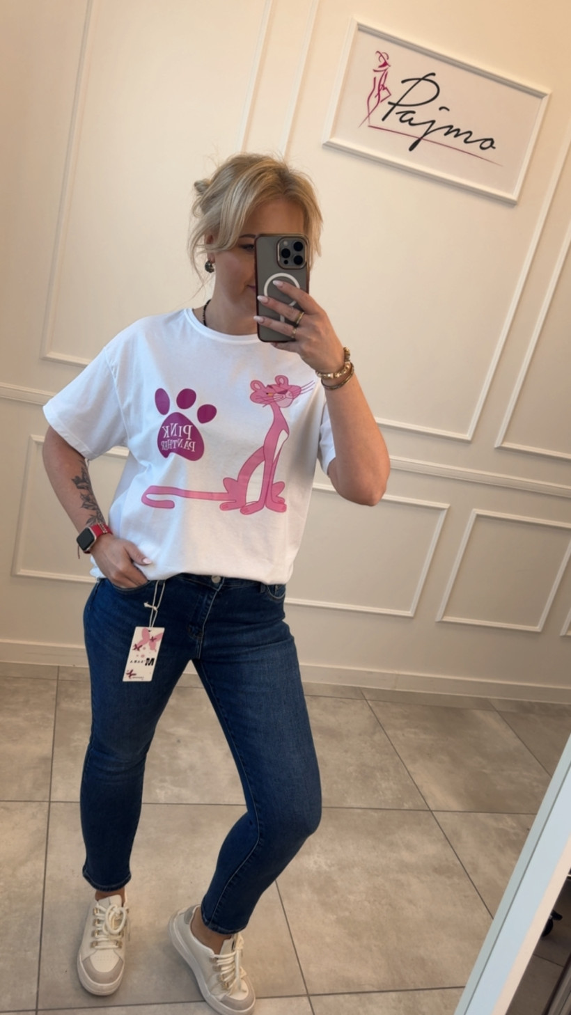 Bluzka różowa pantera 14361