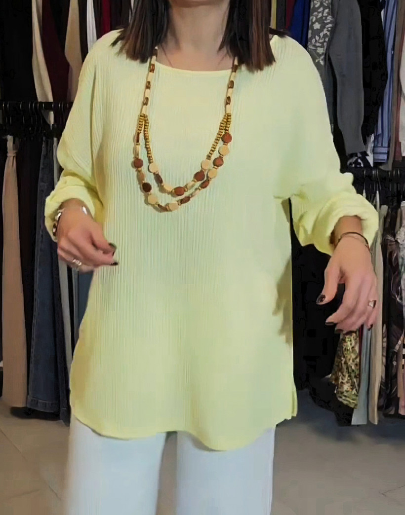 1472 camisola c/colar a vestir até XXL