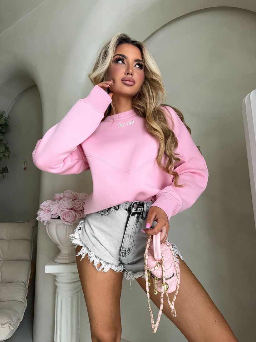 Bluza By Me Love - różowa
