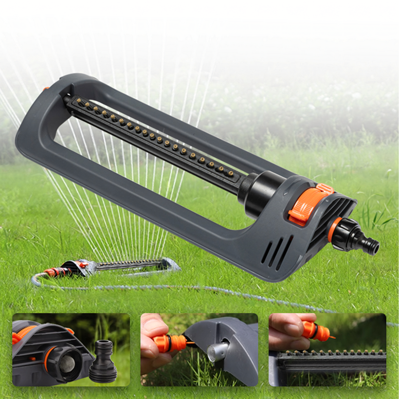 Zraszacz Nawadniacz Ogrodowy Wahadłowy Regulowany Oscylacyjny 19 Otworów