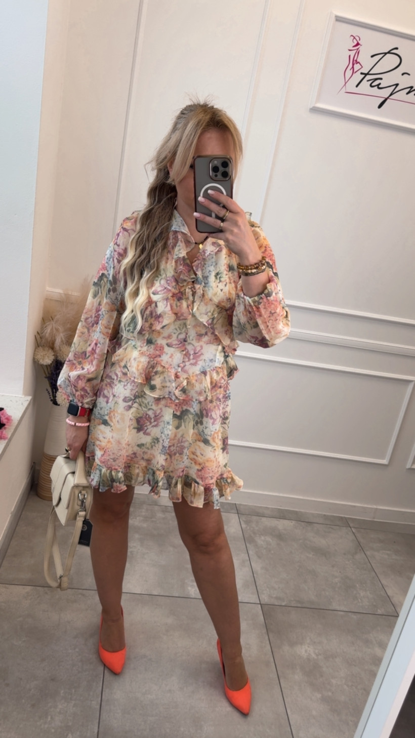 Sukienka kwiaty premium 14357