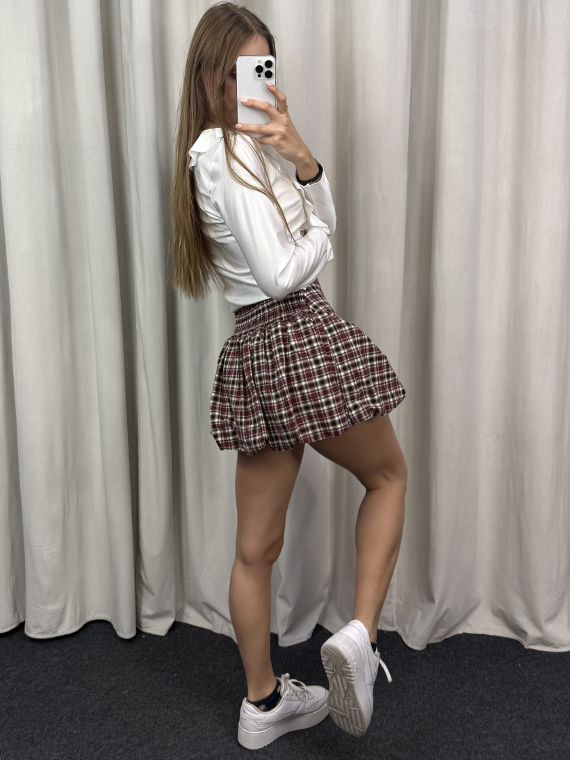 Spódniczko spodenki w kratkę