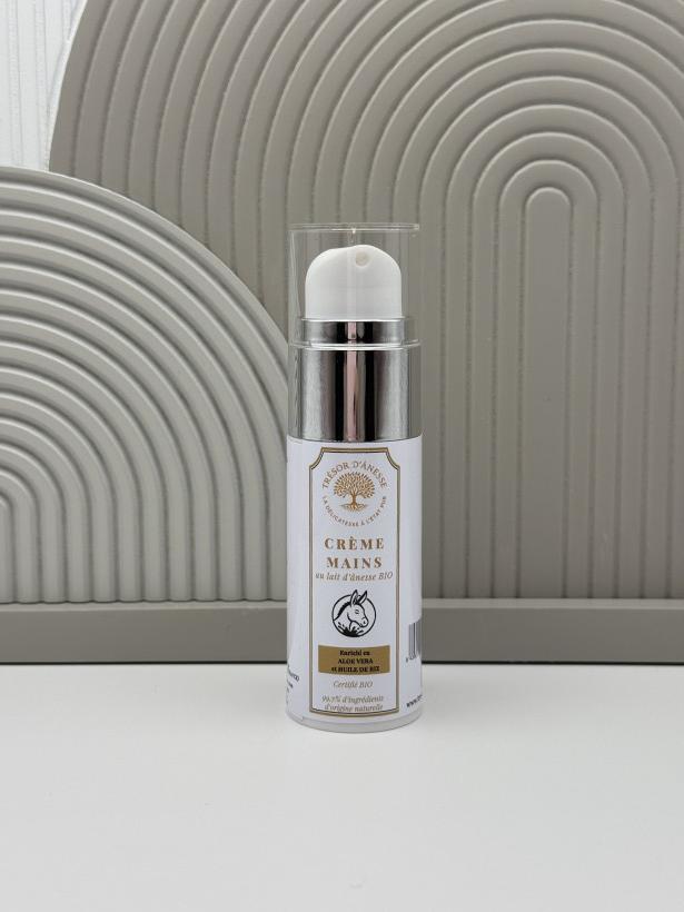 Crème mains au lait d’ânesse bio