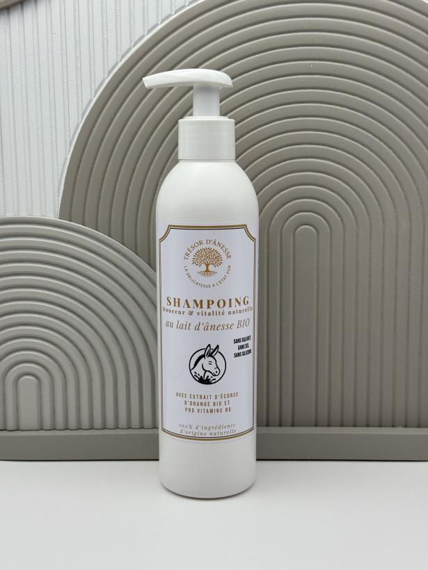 Shampooing au lait, D’ânesse bio sans sulfate sans silicone sans sel