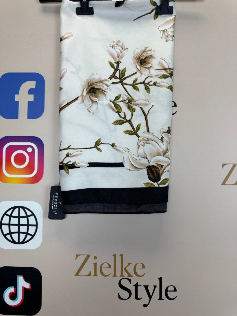 Chusta kwiaty, magnolie, mdb - 60A