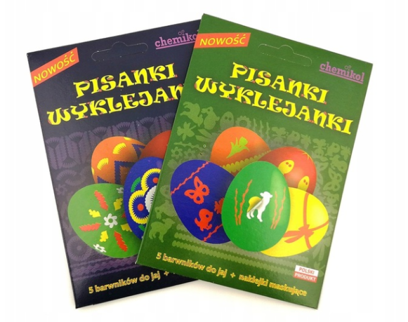 Barwniki do jaj – komplet + naklejki maskujące