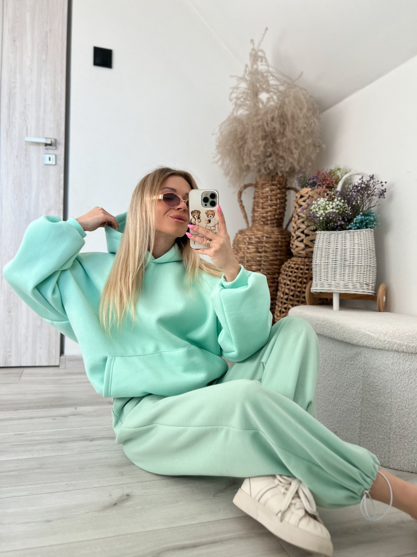 Bluza OVERSIZE MIĘTA