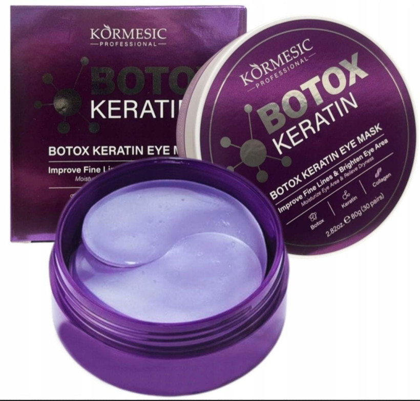 Płatki hydrożelowe pod oczy Keratin Collagen KORMESIC