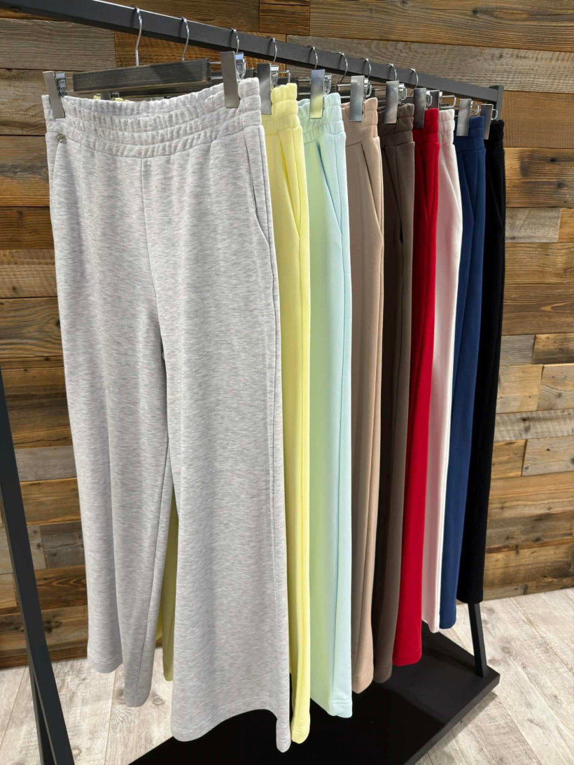 By o la la..! spodnie dresowe z szeroką nogawką 